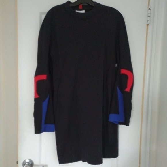 Ruel long-sleeved casual short dress black, size M - Picture 3 of 4
